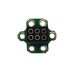 8201-X: 3EEG or 4EEG REF Mouse Headmount with Via Holes Plus Layout